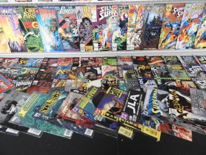 Huge Lot 190+ Comics W/ Spider-Man, Flash, Green Lantern+ Avg Fine Condition!!