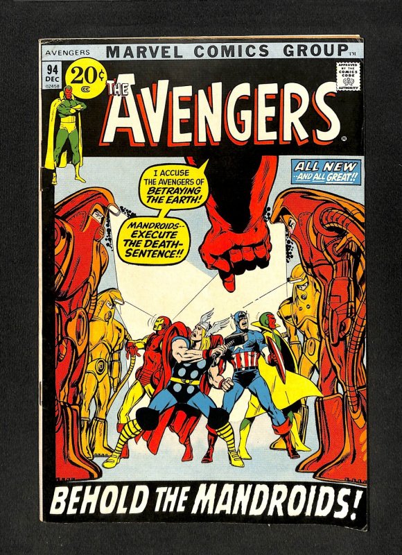 Avengers #94 Neal Adams!