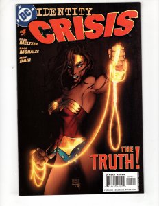 Identity Crisis #4 (2004) VF+ Michael Turner Variant! / ID#075-B