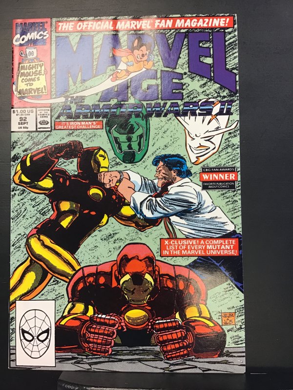 Marvel Age #92 (1990) nm