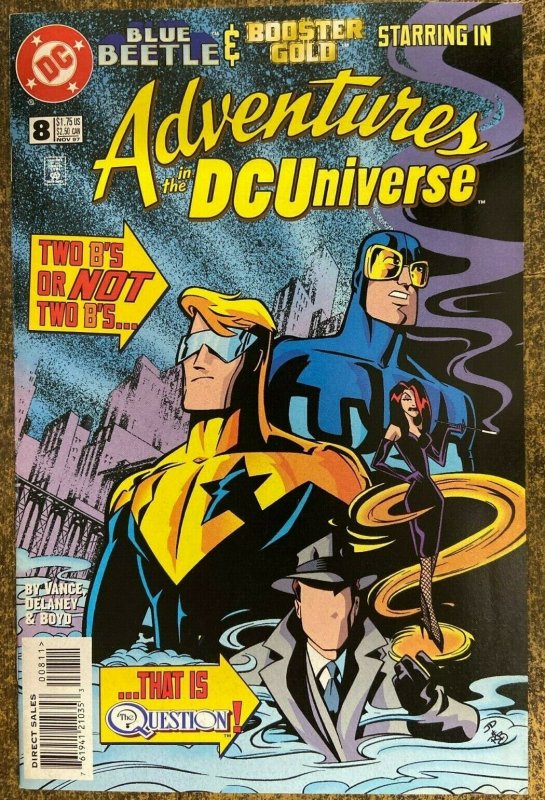 ADVENTURES IN THE DC UNIVERSE #8 (DC,11/1997) VERY FINE (VF)  Booster Gold!