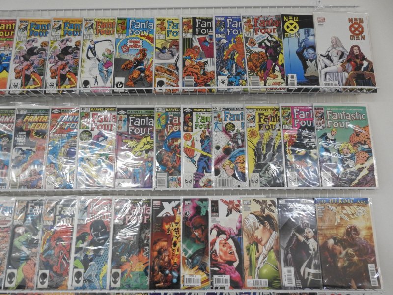 Huge Lot of 180+ Comics W/ Fantastic Four, X-Men, +More! Avg. VF- Condition!