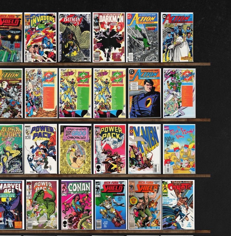 Huge Lot 140+ Comics with Power Pack, Action Comics Weekly & More!