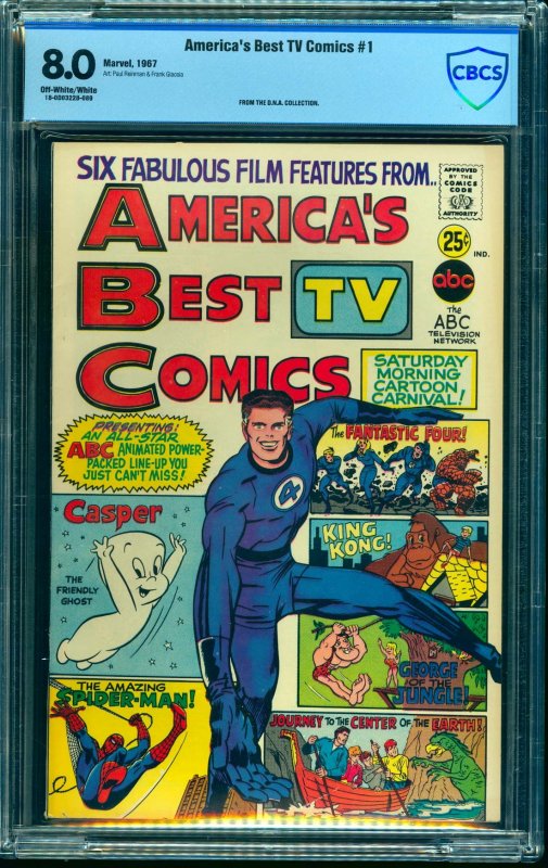 America's Best TV Comics #1 CBCS VF 8.0 Off White to White