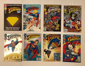 Adventures Of Superman #501 - 529 And Annuals 1-6 &8 Lot Of 37