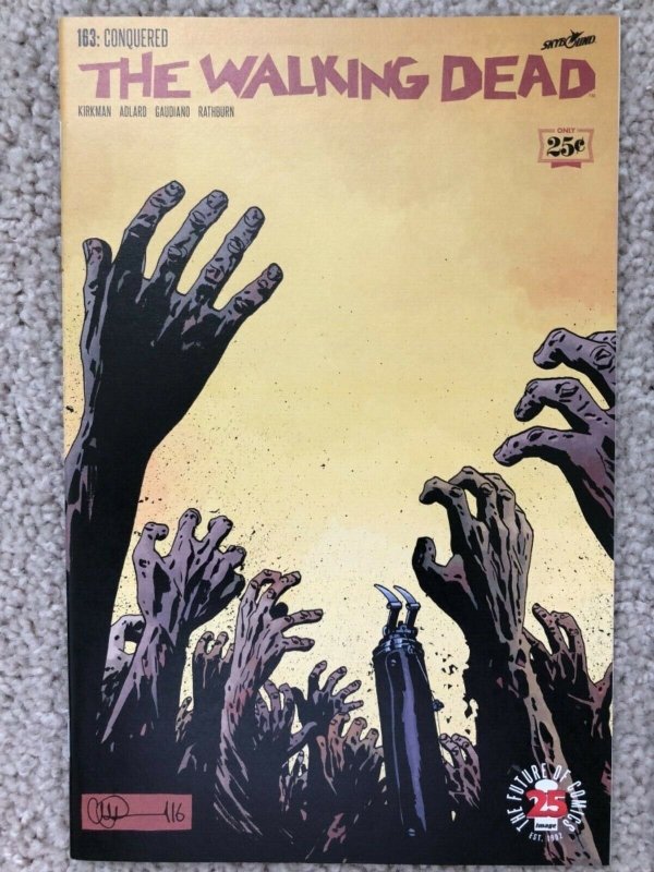 WALKING DEAD - Three (3) issue lot - #1 (retailer reprint), #163, TWD DAY SPECIA