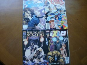 4 Comic: Marvel X-TREME X-MEN #8 + X-MEN 2099 #2 + EXILES #57 + WILDCATS/X-MEN 1