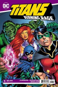 Titans Burning Rage (2019) #1 NM (9.4) Dan Jurgens story