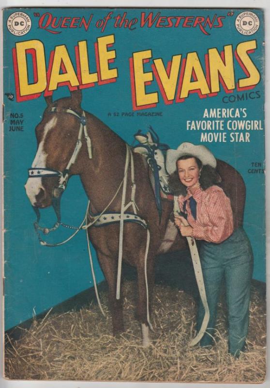 Dale Evans Comics #5 (May-49) FN- Mid-Grade Dale Evans, Bullet