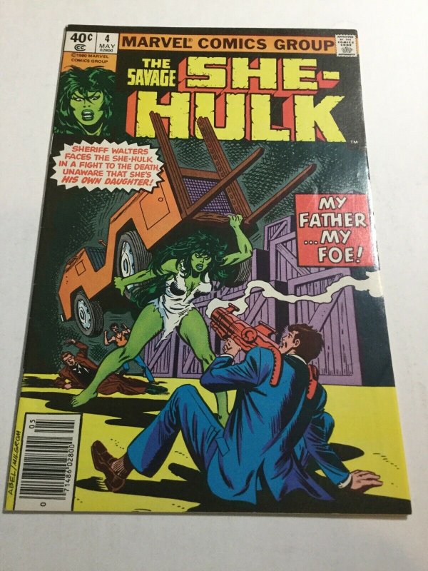 Savage She-Hulk 4 Fn Fine 6.0 Newsstand Edition Marvel Comics