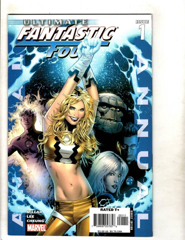 5 Ultimate Fantastic Four Marvel Comics ANNUAL # 1 2 Requiem 1 X-Men Annual CJ9