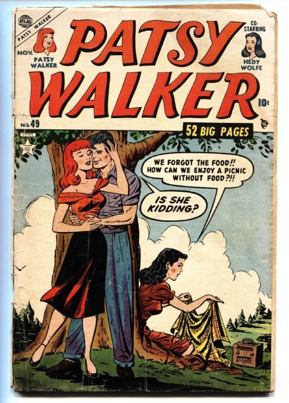 Patsy Walker #49 1953-Atlas-Hedy Wolf-Al Jaffee-paper dolls-G