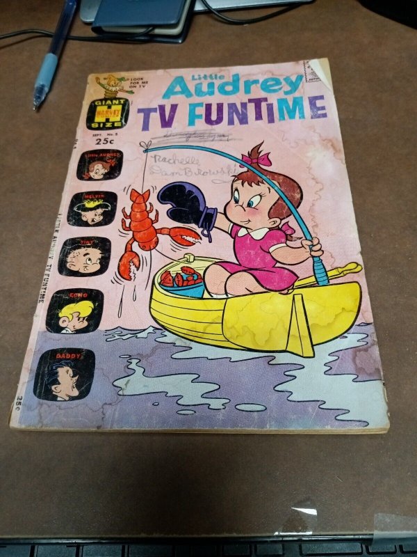 Little Audrey TV Funtime #5 Harvey Giant sized Comics 1963 silver age cartoon