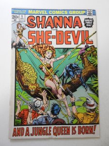 Shanna the She-Devil #1 (1972) FN- Condition!