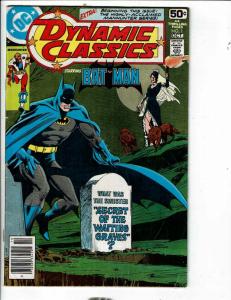 Dynamic Classics # 1 FN DC Comic Book Batman Manhunter Superman Flash Arrow J289