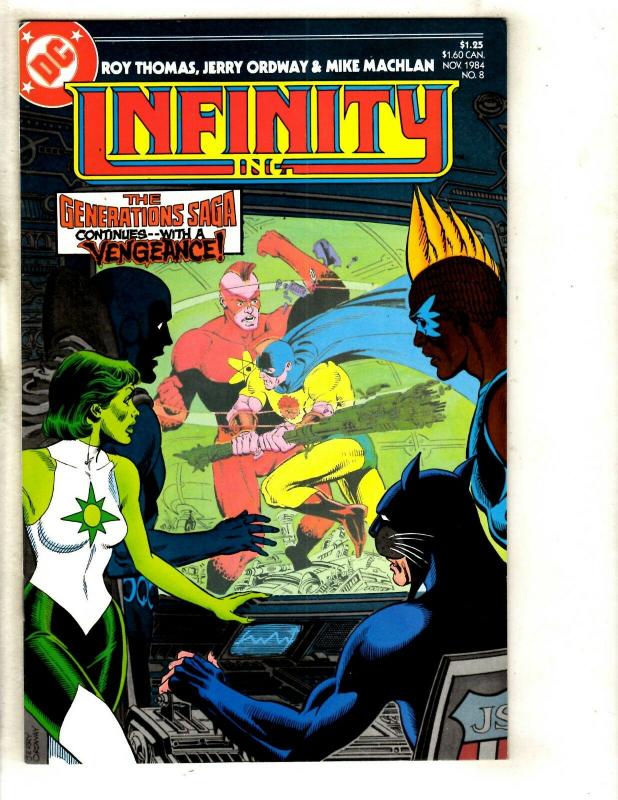 8 Infinity Inc. DC Comics # 1 2 3 4 5 6 7 8 Silver Scarab Fury MF7