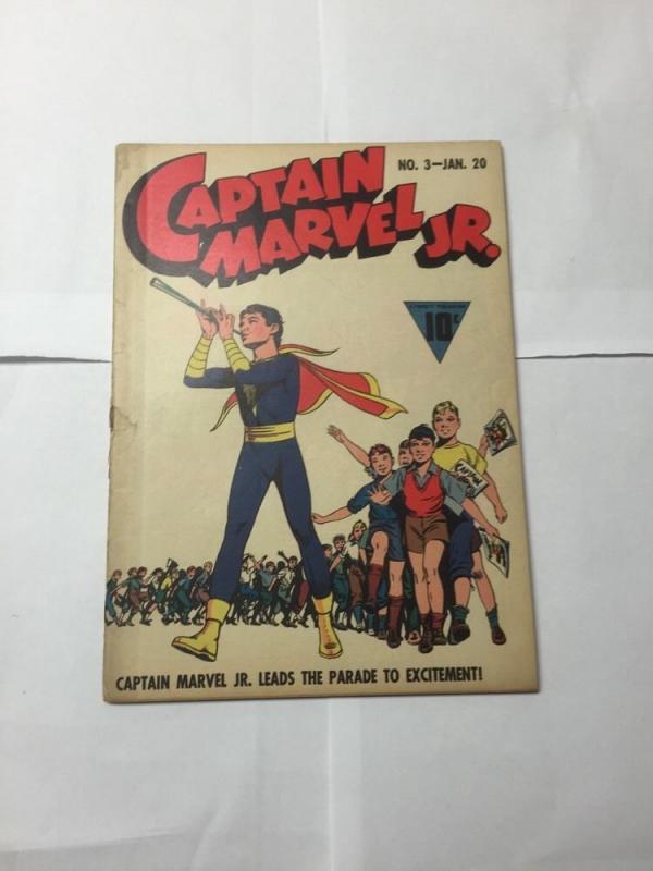 Captain Marvel Jr. 3 2.5 Good+ Gd+ Cover Detached But Otherwise Complete
