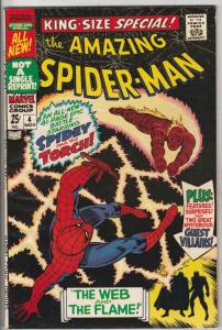 Amazing Spider-Man, King-Size Annual #4 (Nov-67) FN+ Mid-High-Grade Spider-Man