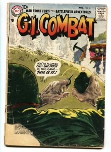 G.I. COMBAT #51 1958- GREY TONE COVER DC war comic book 