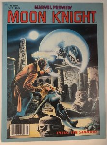 (1980) MARVEL PREVIEW #21 Early Moon Knight! Bill Sienkiewicz Art!