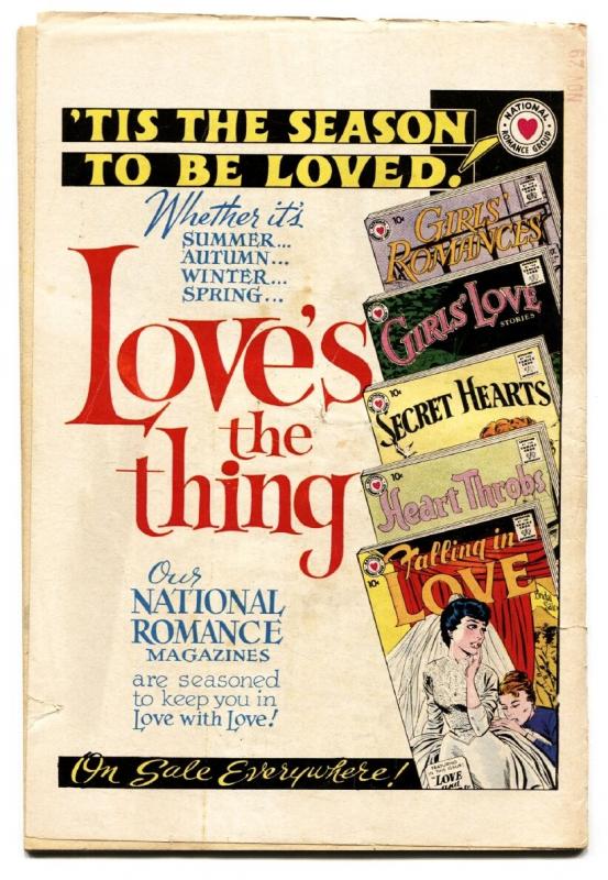 Secret Hearts #61 comic book 1960-DC--fashions-romance-VG