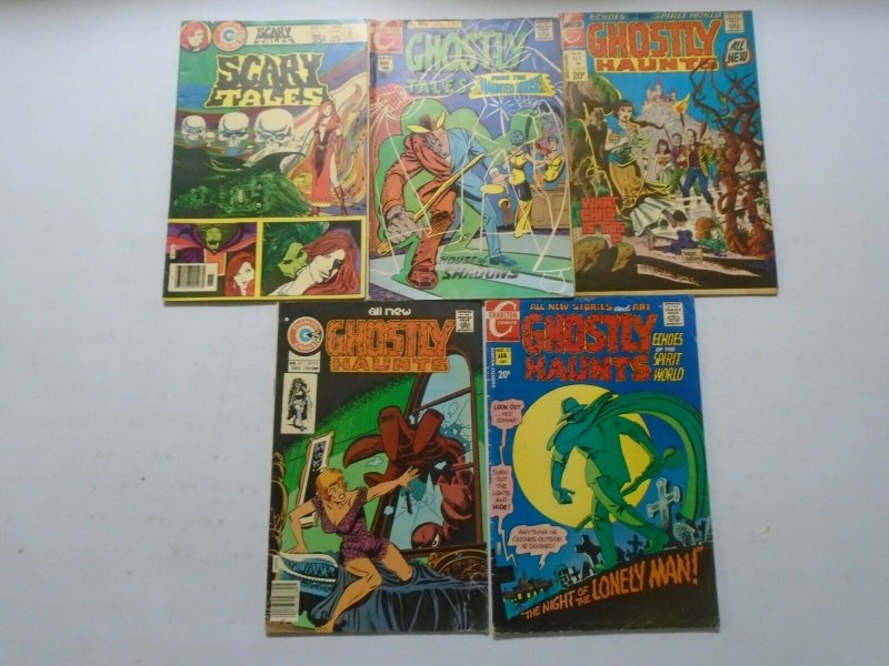 Charlton Horror comic lot 11 different issues avg 4.0 VG