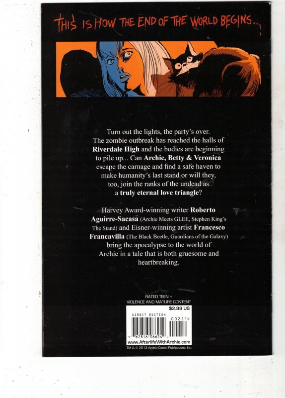 Afterlife with Archie #2 Cover B (2014) High-Grade NM- Variant Cover KEY WOW!