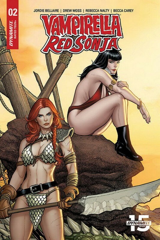 VAMPIRELLA RED SONJA (2019 DYNAMITE) #2 All 14 Covers PRESALE-10/09