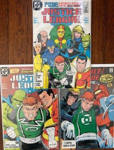 Justice League lot of 3 issues (1987) #1 included