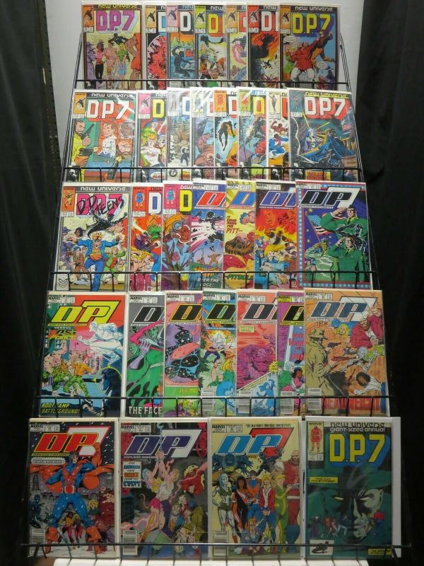 DP 7 1-32,ANN 1  the COMPLETE NEW UNIVERSE series! COMICS BOOK