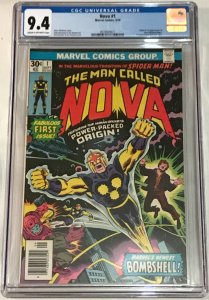 MAN CALLED NOVA#1 CGC 9.4 1976 MARVEL BRONZE AGE COMICS 