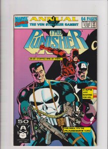 Punisher Annual #4 VF+ 8.5 Marvel Comics 1991 Daredevil Captain America