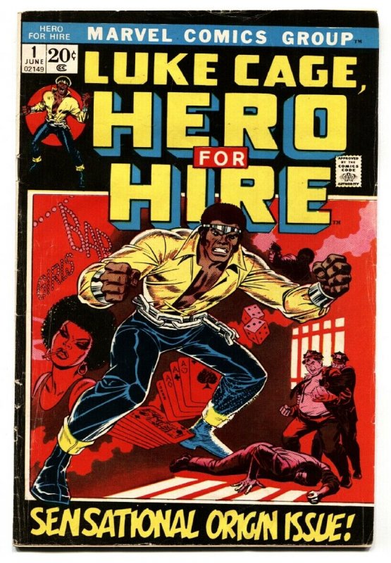 Hero For Hire #1 1st appearance Luke Cage Marvel Key Issue 1972