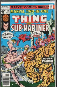 Marvel Two-in-One #28 (1977) Namor the Sub-Mariner