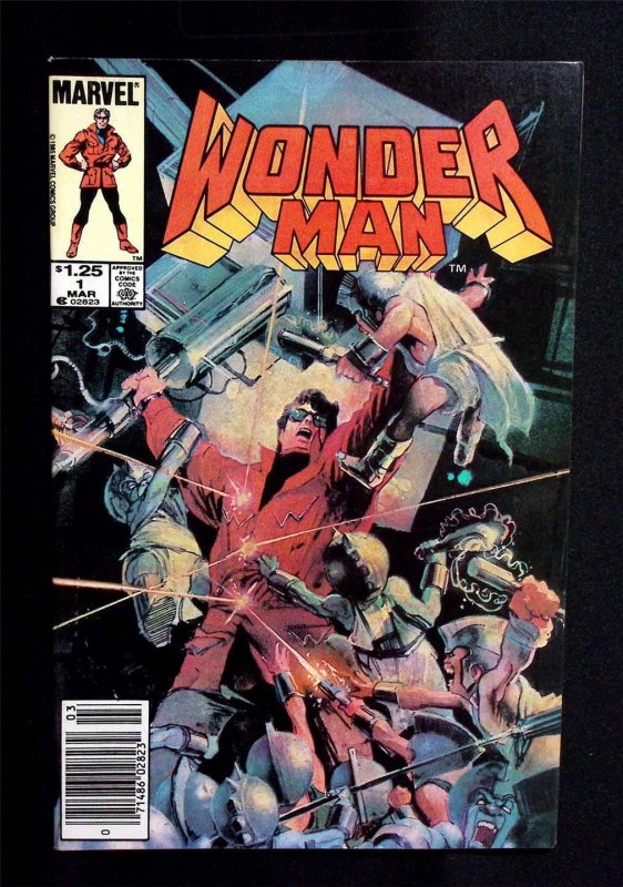 Wonder Man #1 Marvel Origin  March 1986 NEWSSTAND VARIANT Ant Man Avengers guest