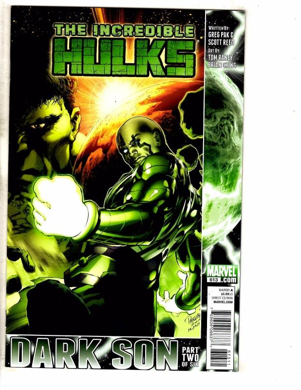 7 Incredible Hulk Marvel Comic Books # 611 612 613 614 615 616 617 Thor TW49