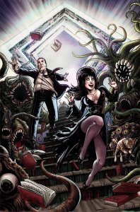 Elvira Meets H.L. Lovecraft #4 2024 Baal 1:20 Cover H Dynamite EB102