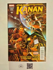 kanan The Last Padawan #3 NM Marvel Comic Book Star Wars Clone Wars 8 MS18