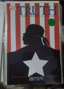 TRUTH: RED, WHITE AND BLACK #1 1990 MARVEL DISNEY FALCON & WINTER SOLDIER KEY 3