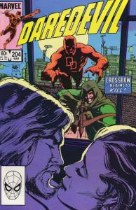 Daredevil #204 VF/NM; Marvel | save on shipping - details inside