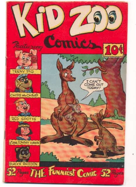 Kid Zoo Comics #1, Fine- (Actual scan)