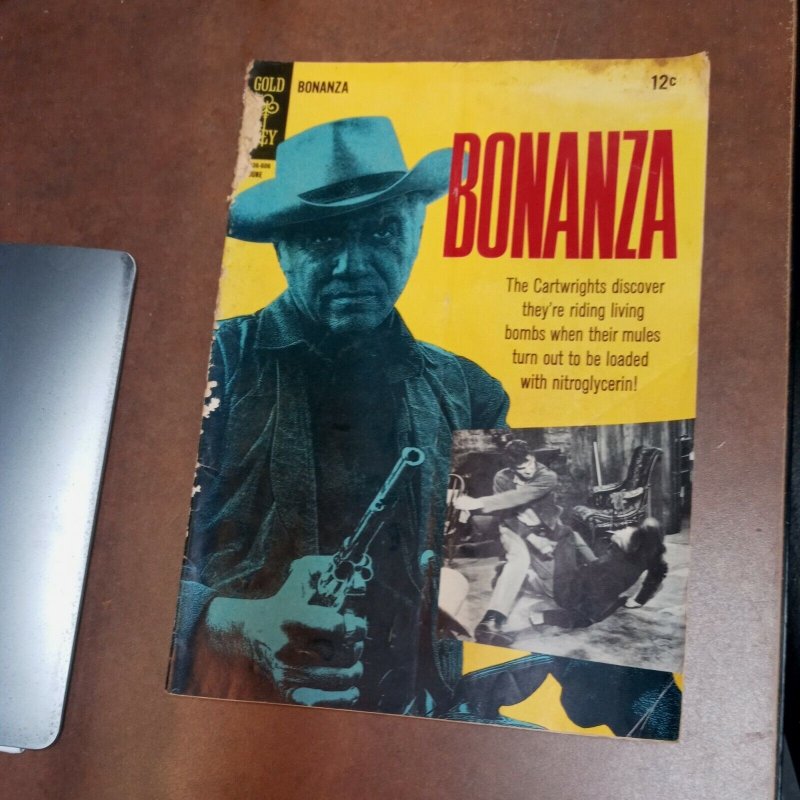 BONANZA # 20 GOLD KEY 1966 Silver Age Western Tv Show Comics