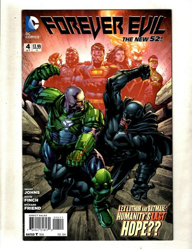 11 Comics Justice League Cry Justice 1 (2) 4 (2) 5 6 7 Forever Evil 1 3 4 7 MF16