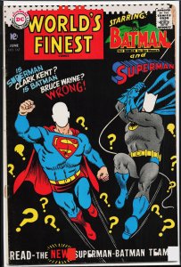 World's Finest Comics #167 (1967) Superman and Batman and Robin