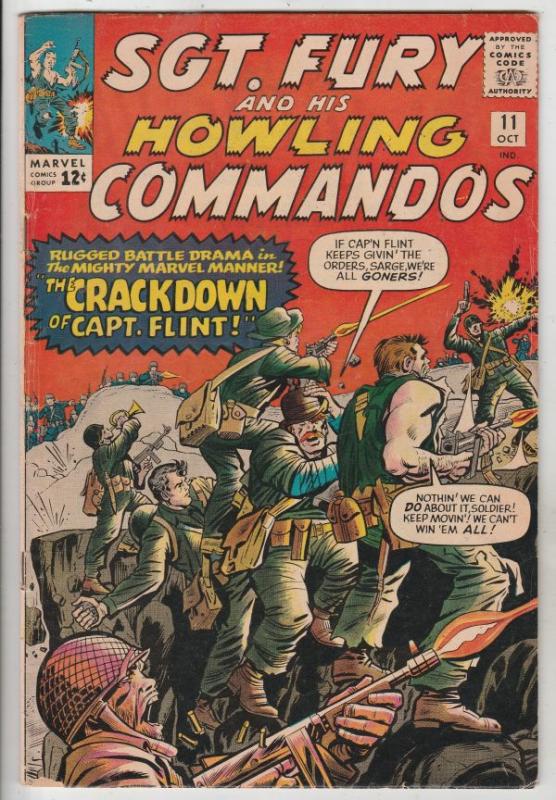 Sgt. Fury and His Howling Commandos #11 (Oct-64) FN/VF Mid-High-Grade Sgt. Fu...