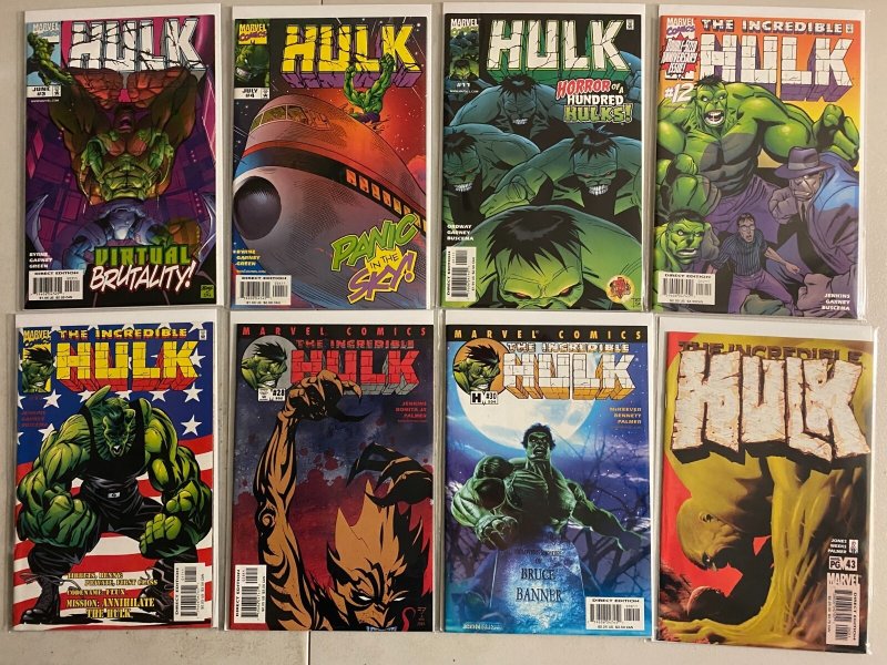 Incredible Hulk lot #3-91 Marvel 2nd Series (average 7.0) 31 diff (1999 to 2006)