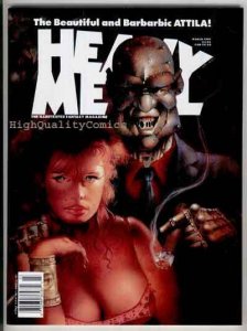 HEAVY METAL March 1991, VF/NM, Attila, Kuper, Geary, Cat, 1977, Magazine