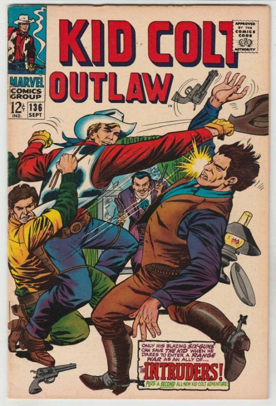 Kid Colt Outlaw #136 (Sep-67) VF/NM High-Grade Kid Colt