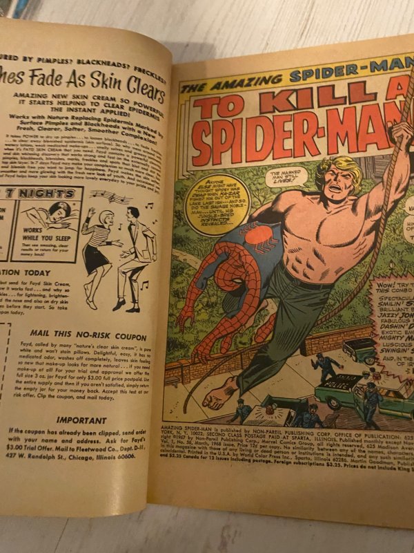 The Amazing Spider-Man #58 (1968)to salt a Spider-Man