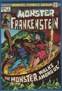 The Frankenstein Monster #5 (1973) VF+